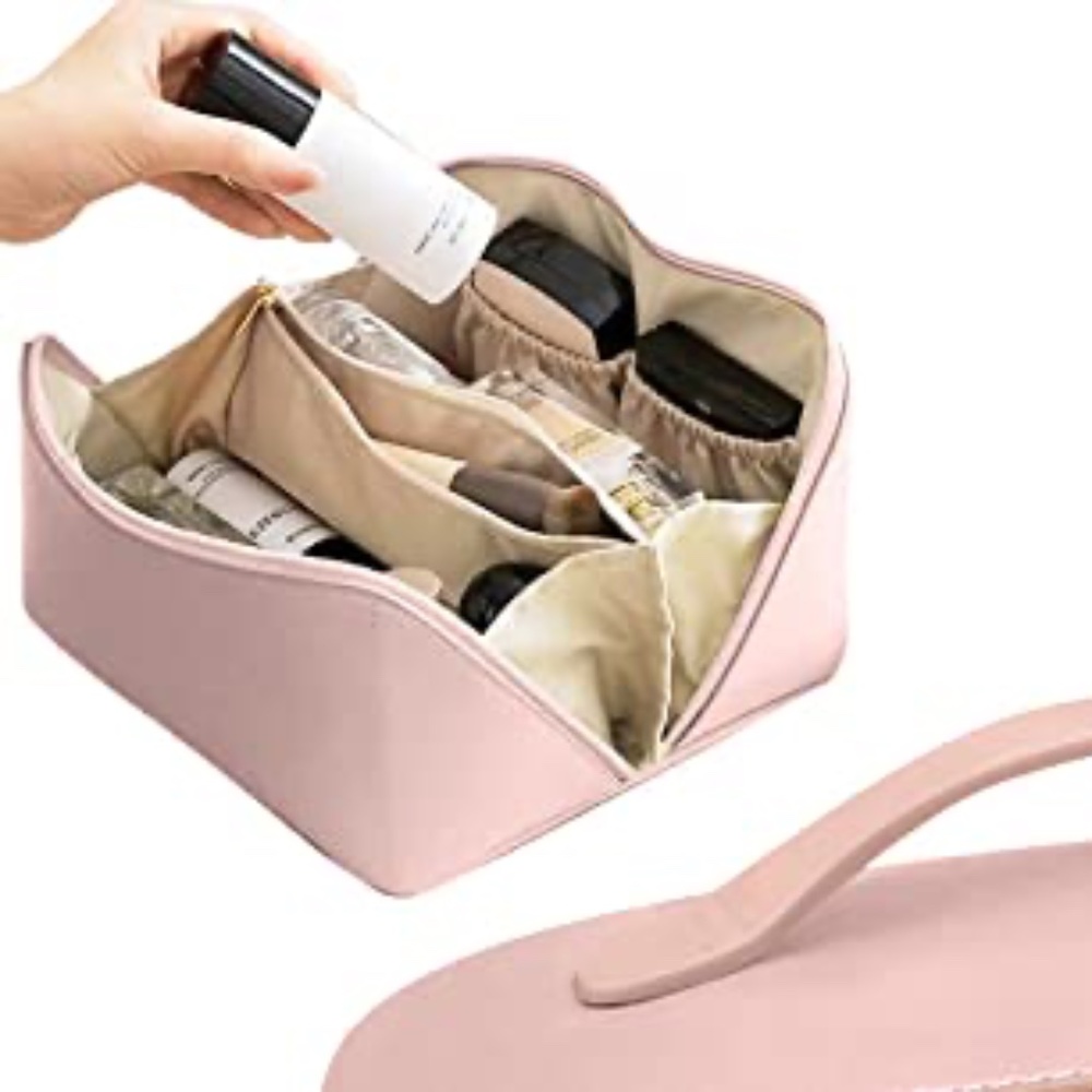 Large-capacity Travel Cosmetic Bag w/ handle